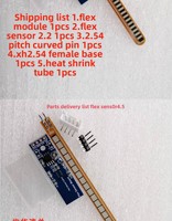 Modul Sensor Lentur Sensor FLEX Deteksi Lentur Kontrol Aplikasi Sarung Tangan Pintar Kode Contoh 51/STM32