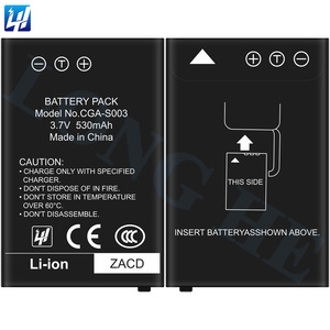 Nueva batería de repuesto CGA-S003 de 530mAh para <span class=keywords><strong>Panasonic</strong></span> SV-AS10 SV-AV50 CGA-S003E VW-VBA05 - Product Image 3