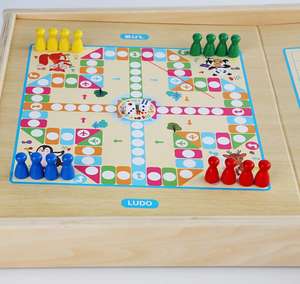 Juego de fútbol de madera 3 en 1, gran oferta, para escritorio, cinco en fila - Product Image 6