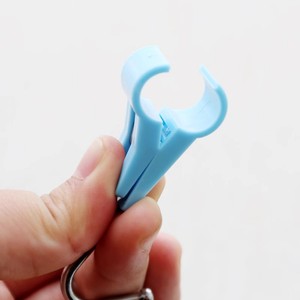 JUXIN Japanese Style Heavy Duty Clamp <b>Hook</b> Stainless Steel Bathroom Clothes <b>Towel</b> <b>Hook</b> Random Color Polished Finish - Product Image 4