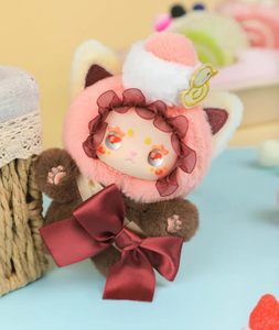 Emma Lucky Serie NO.1 Caja Sorpresa Llavero de Peluche Suave Kawaii Colgante Misterioso de Vinilo para Bolsos Coleccionable Cumpleaños Navidad Niñas 14+ - Product Image 4