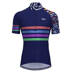 Jersey de Ciclismo de manga <span class=keywords><strong>corta</strong></span> para hombre, camiseta transpirable con estampado personalizado para primavera y verano - Product Image 3