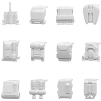 Personnaliser jet pack minifigs Space war Clone wars Imperial Stormtrooper 501st Legion Clone Storm Trooper Building Blocks