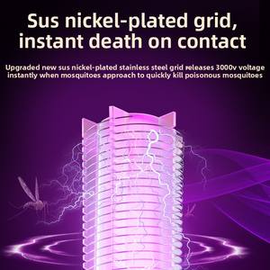 ไม้ตียุงไฟฟ้า LED แบบพกพา ใช้ได้ทั้งภายนอกและภายในอาคาร พร้อมแบตเตอรี่ในตัว มาตรฐานกัน<span class=keywords><strong>น้ำ</strong></span> IP33 ป้องกันยุง - Product Image 4