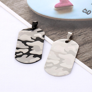 Tùy Chỉnh Kim Loại Logo In Ấn Pet Tên Tag Trống Lớn Đôi Bên Thép Không Gỉ Thăng Hoa Dog Tag Vòng Cổ - Product Image 3