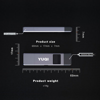Memoria USB a granel personalizada con cifrado de impresión dactilar 128GB 256GB 512GB 1TB 2TB Capacidades Logotipo personalizado