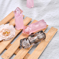 Tube de brillant à lèvres transparent rose unique de 3 ml, tube de gloss, contenant de maquillage mignon pour rouge à lèvres, tube vide pour huile à lèvres