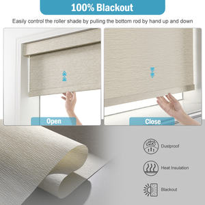 Persiana Enrollable Motorizada Zebra, Cortinas Eléctricas con Control Remoto para Sala de Estar, Persianas para Ventanas, Persiana Enrollable Zebra para el Hogar - Product Image 3