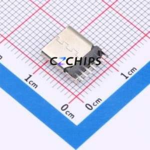 MC-513 USB Connector Through hole Component (THT) Connector Type-C USB 3.1 Female Through Hole - Product Image 2