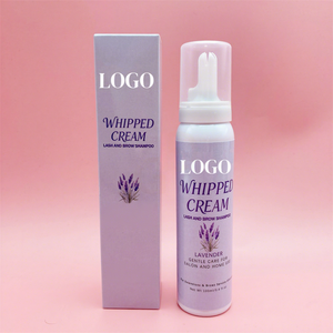 ดราก้อนแลช 100 มล. แชมพูโฟมทำความสะอาดขนตาสูตรไวท์วิปครีมคุณภาพสูง สำหรับต่อขนตา ผลิตภัณฑ์ธรรมชาติ ปราศจากส่วนผสมจากสัตว์ รับผลิตโลโก้ตามสั่ง - Product Image 1