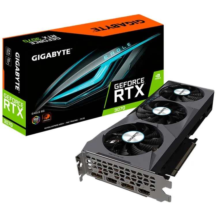 Nueva tarjeta gráfica Gddr6 Gpu Rx 6600 Xt 8Gb Vga Rx6600 Xt Gigabyte Radeon Rx 6600 Xt Eagle 8G