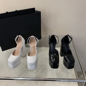 2025 New Brand Tacones Mujer Pumps Sexy Platform Heart Shaped Buckle Party <b>Shoes</b> Women 15CM High Heels for Ladies - Product Image 3