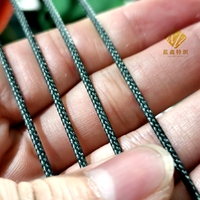 LANXIN Lxaramidcs Corde tressée en aramide 2 mm vert olive 16 brins, ligne de pêche résistante aux coupures, 100 % KEVLAR, ignifuge et résistante à la chaleur
