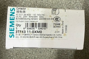 คอนแทคเตอร์ Sie Mens 3tf4311-0xm0 ของแท้ใหม่ ระบบควบคุมอัตโนมัติสำหรับอุตสาหกรรม ระบบ PLC แบบตั้งโปรแกรมได้ - Product Image 4