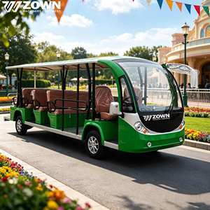 Autobús Turístico Eléctrico de 14 Asientos, Autobús de Paseo al Aire Libre con Puerta, Vehículo Eléctrico para Zonas Turísticas, Venta Directa de Fábrica - Product Image 1
