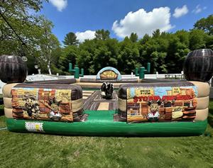 Touro Mecânico Inflável para Adultos, Máquina de Rodeio para Festas e Jogos, Controles de Touro Mecânico à Venda - Product Image 6