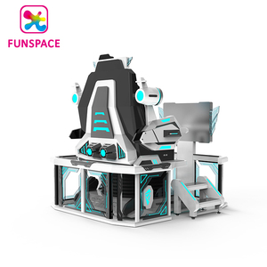 Pemasok VR 720 Roller Coaster rotasi <span class=keywords><strong>2</strong></span> kursi ruang waktu mini Simulator UFO 9D vR hiburan realitas Virtual - Product Image 4