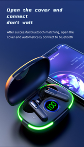 Pro80 TWS Điều Khiển Cảm Ứng Tai Nghe Không Dây <span class=keywords><strong>Bluetooth</strong></span> 5.1 Tai Nghe Thể Thao Earbuds LED Âm Nhạc Chơi Game Tai Nghe - Product Image 6