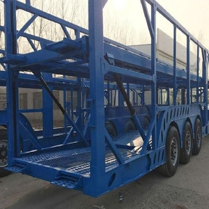Semirremolque Portacoches Diésel Automático de Doble Eje Rojo, 10 Toneladas de Peso Bruto Vehicular, Nuevo, Soporte Técnico por Video de Shandong - Product Image 5