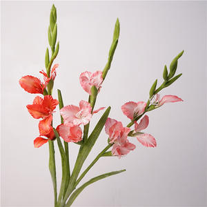 YOPIN-3836 <span class=keywords><strong>Flor</strong></span> <span class=keywords><strong>de</strong></span> Gladiolo Artificial <span class=keywords><strong>de</strong></span> Seda <span class=keywords><strong>de</strong></span> Alta Calidad con Tallo Único para Decoración <span class=keywords><strong>de</strong></span> Bodas y Hogar - Product Image 3