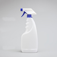 Bouteilles pulvérisatrices à gâchette en HDPE noir vides de 500 ml (16 oz) pour usage domestique et commercial, pour liquide de lavage, agent nettoyant pour voitures, nettoyant