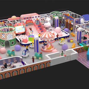 Centre commercial coloré enfants aire de jeux ensemble intérieur <span class=keywords><strong>chambre</strong></span> d'enfants aire de jeux enfants équipement de terrain de jeu intérieur avec piscine à balles - Product Image 6