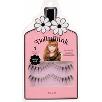 Cils artificiels transparents et invisibles Koji Dolly No.1, doux, naturels, mignons, fabriqués au Japon, 2 paires, Kawaii