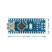 Compatible con la placa mejorada Nano V3.0 de 2014, ATMEGA328PB, CH340, USB múltiple, pines soldados/no soldados opcionales
