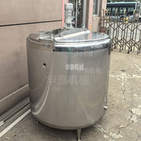 Cuve de mélange en acier inoxydable HUATAI, équipée d'une plateforme étagée, cuve de mélange en acier inoxydable de 1 000 litres