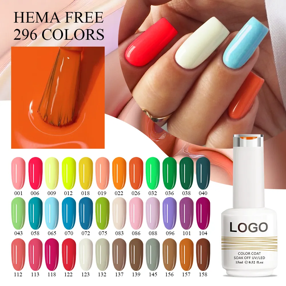 CX Beauty Hema Free Color Gel Polish 296 Colors for Your Choice
