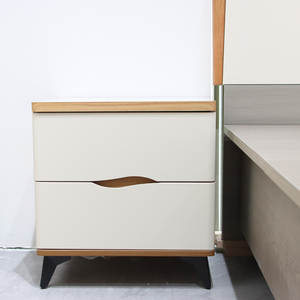 Juego de Cabecero de Cama Doble con Marco de Madera y Bisagras Elevables, Diseño Minimalista, Personalizado de Fábrica para Hogar, Hotel o Apartamento - Product Image 3