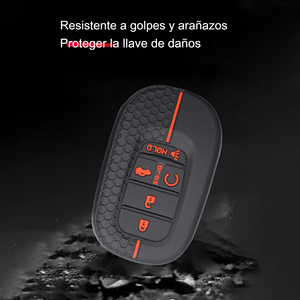 Funda de Silicona para Llave de Coche Compatible con Honda Civic HR-V CR-V <span class=keywords><strong>2023</strong></span> 2026 Sport SI EX EX-L Touring Pilot, Accesorios para Llaves de Coche - Product Image 5