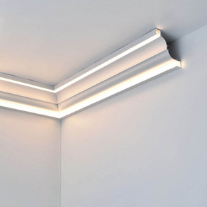 Profilé en <span class=keywords><strong>aluminium</strong></span> à LED personnalisé Profilé en <span class=keywords><strong>aluminium</strong></span> antirouille d'angle pour plafonnier Profilé de lumière à LED en <span class=keywords><strong>aluminium</strong></span> - Product Image 2