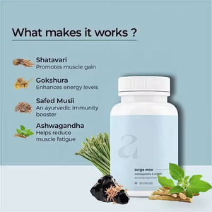 Cápsulas OEM Surge Max, Cápsulas de Extracto de Ashwagandha, Suplemento para Hombres, Fortalece para el Ejercicio - Product Image 2