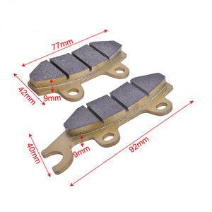 Pastillas de freno de disco de cerámica FA197, para <span class=keywords><strong>KAWASAKI</strong></span> <span class=keywords><strong>Z</strong></span> 300 Z300 ER300 <span class=keywords><strong>Ninja</strong></span> <span class=keywords><strong>400</strong></span> EX400 Z400 KLR 650 KLR650 KL650 W 800 W800, ABS - Product Image 5
