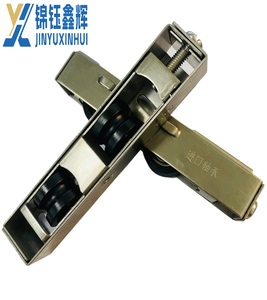 Ròng rọc cửa và cửa sổ, thép không gỉ phá vỡ 70B mạnh mẽ thép carbon cao mang Nylon bánh xe đôi, chiều cao 21.3, W - Product Image 1