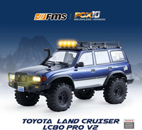 Pour LC80 PRO V2 FCX10 1/10 4WD, camion RC tout-terrain à moteur brossé, RTR, lumières LED, haute vitesse 22 km/h, portée 150 m
