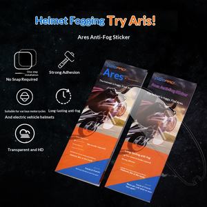 Autocollant anti-buée pour visière de casque de moto WEEPRO WEEPROAres, universel pour casques intégraux et <span class=keywords><strong>demi</strong></span>-casques, durable, facile à appliquer - Product Image 2