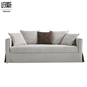 Sofá Chesterfield Moderno, Tapizado, Extensible, Desmontable, Lavable, de Lino, para Espacios Pequeños, Sofá Vertical Nórdico - Product Image 6