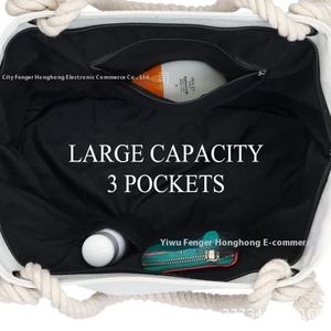 Bolso de mano Oxford de gran capacidad para mujer, bolso de mano multifuncional a la moda con cremallera, impermeable para viajes - Product Image 3