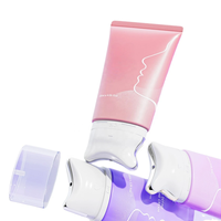 Applicateur de massage en alliage de zinc pour crème Guasha visage et cou en V, avec bouchon à vis interchangeable pour lifting et raffermissement