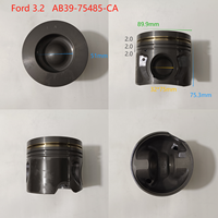 Pièces automobiles très vendues - Piston pour moteur Fo rd 3.2 TDCi Duratorq P5AT - STD 89.9mm +025 +050 +075 - OEM AB39 75485 CA