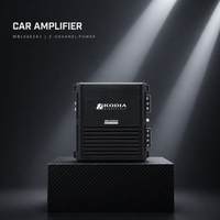 Amplificateur de puissance audio pour voiture professionnel 60W 2 canaux classe AB avec circuit imprimé double face ignifuge FR4 pour sonorisation de véhicule