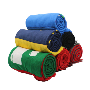 Écharpe de sport unisexe personnalisée en acrylique tricoté léger jacquard, carrée, coupe-vent, pour extérieur, pour supporters de football, tradition d'équipe, numérique haute qualité - Product Image 6