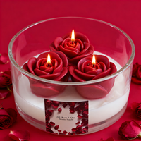Bougie aromathérapeutique en cire de soja multi-parfumée personnalisée, faite à la main, écologique, dans un bocal en verre, décoration d'intérieur, cadeaux de mariage