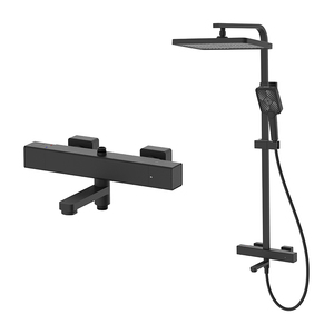 Профессиональная матовая черная насадка для душа - Product Image 4
