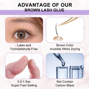 Professional Brown <strong>Glue</strong> <strong>for</strong> Eyelash Extension Waterproof Brown <strong>Glue</strong> Eyelash Extension Adhesive <strong>Glue</strong> <strong>Lash</strong> Adhesive - Product Image 4