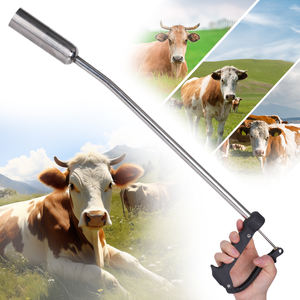 Tiermedizin Werkzeug Rinder Kuh Magen Medizin Fütterung Veterinär Pille Treibmittel Pistole Magnetisch in Kuh Magen Werkzeug setzen - Product Image 2