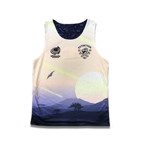 Maillot de basket-ball réversible personnalisé Design de club Maillot de basket-ball respirant en polyester de l'équipe avec motif de sublimation - Product Image 4