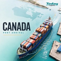 Agent d'expédition FBA international de Chine vers le Canada, fret maritime LCL express DDP porte à porte, livraison rapide via DHL UPS FedEx